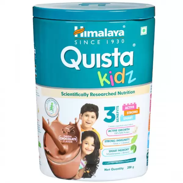 Himalaya Quista Kidz for Growth, Immunity, Memory & Nutrition | Flavour Vanilla